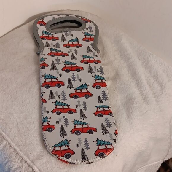 Christmas Insulated Wine Bottle Cozy - Picture 1 of 4